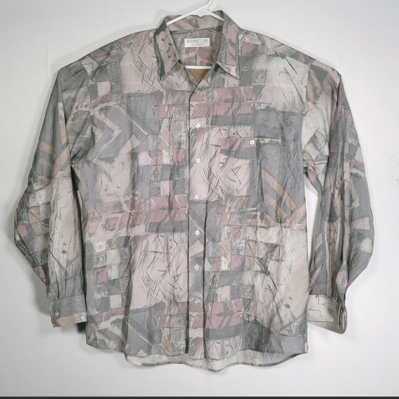 Seiden Sticker Mens Size 42 Shirt Long Sleeve - Picture 1 of 6